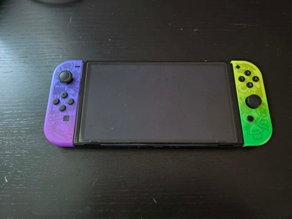 Nintendo Switch Splatoon Special Edition, Enlèvement ou Envoi, Comme neuf, Avec 2 manettes, Switch OLED