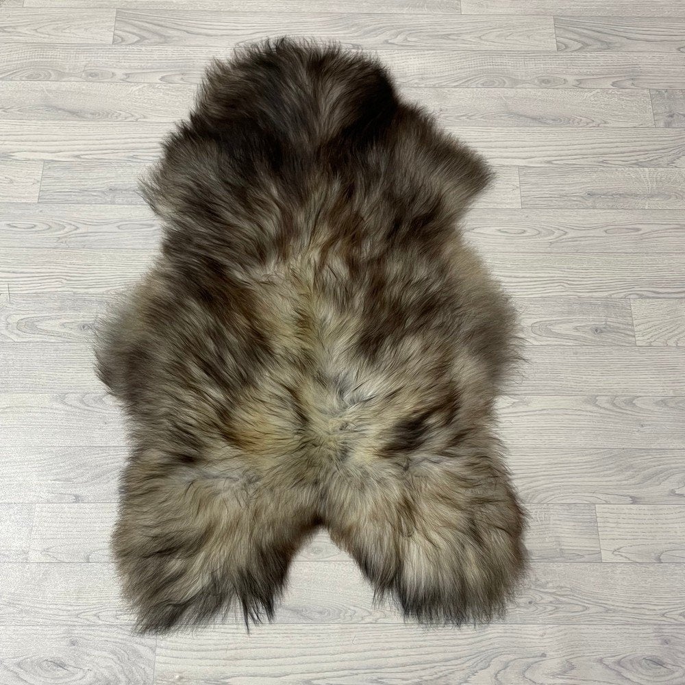Schapenvacht IJslands multicolor 110x65cm #1867 | Lederstore, Meerkleurig, Wandkleed, Nieuw, Ophalen of Verzenden