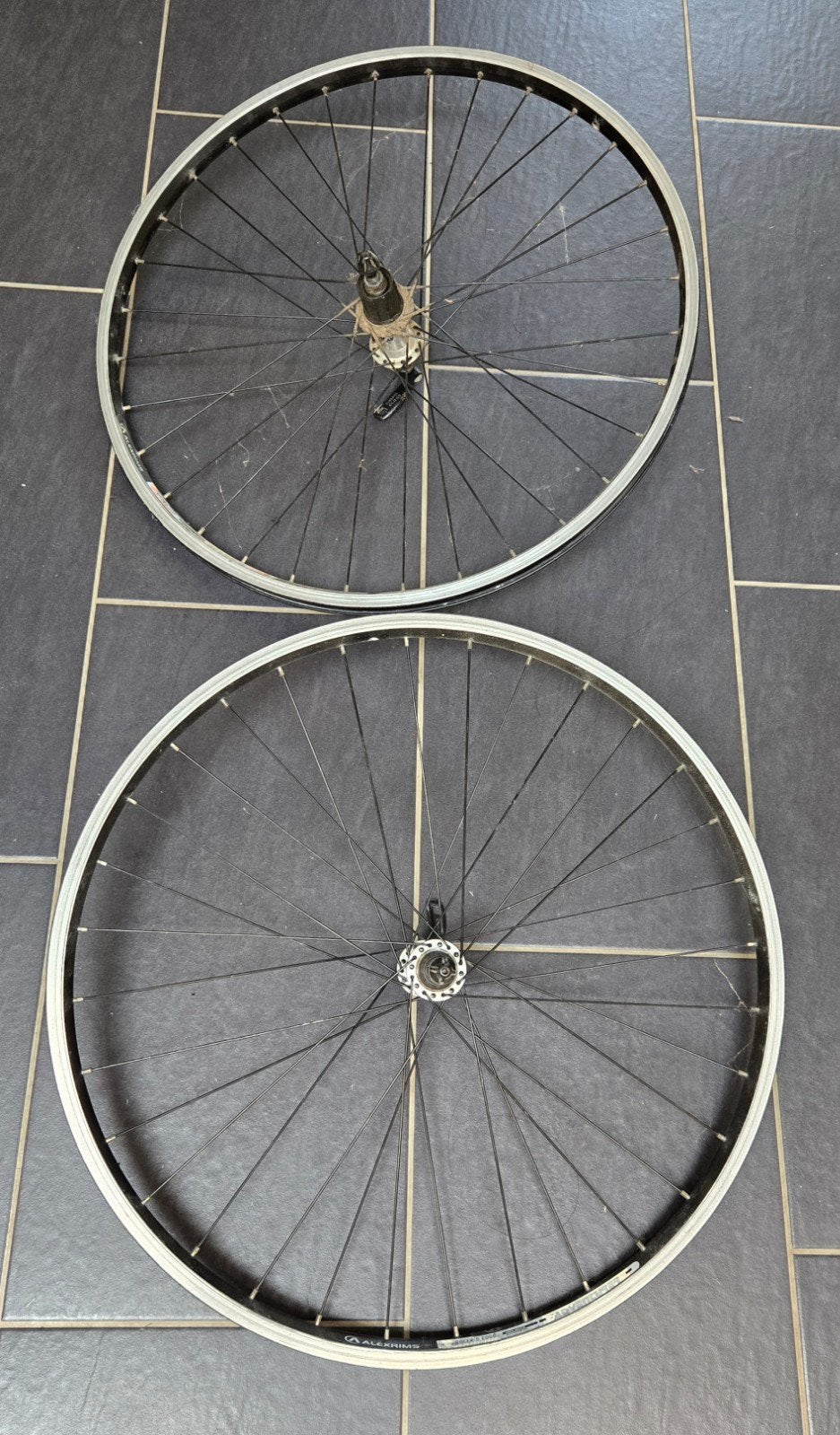 set 2 fiets wielen merk Alexrims, Vélos & Vélomoteurs, Enlèvement, Utilisé, Roue