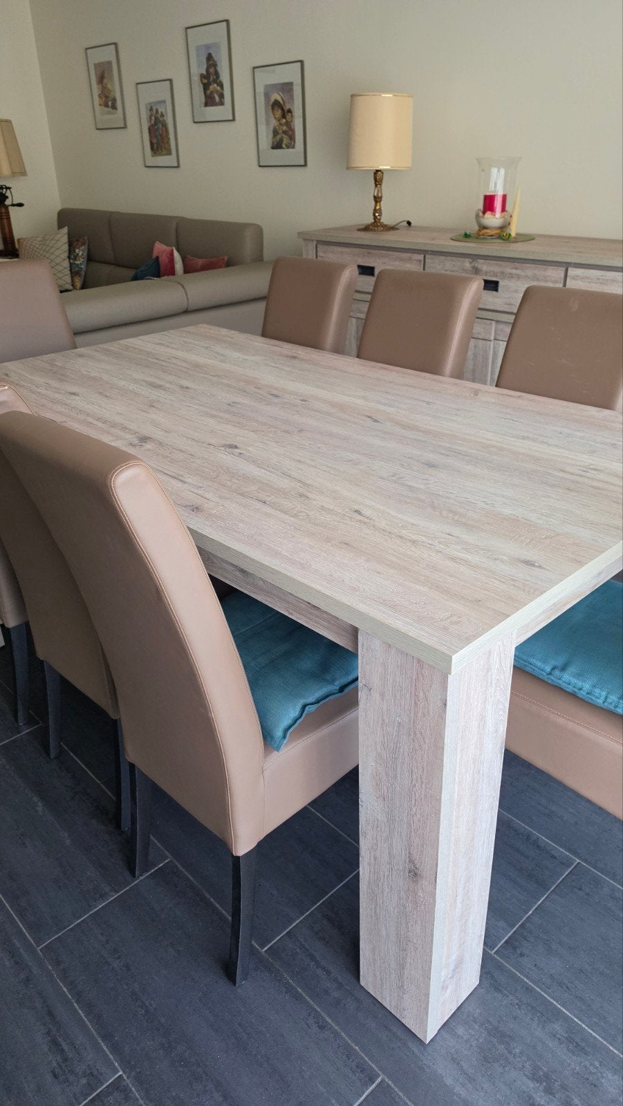 Complete eetkamer landelijke stijl, Maison & Meubles, Mobilier complet, Enlèvement