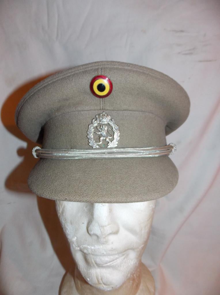 Force publique Belgisch congo onderofficier kepi, Ophalen of Verzenden, Landmacht, Helm of Baret