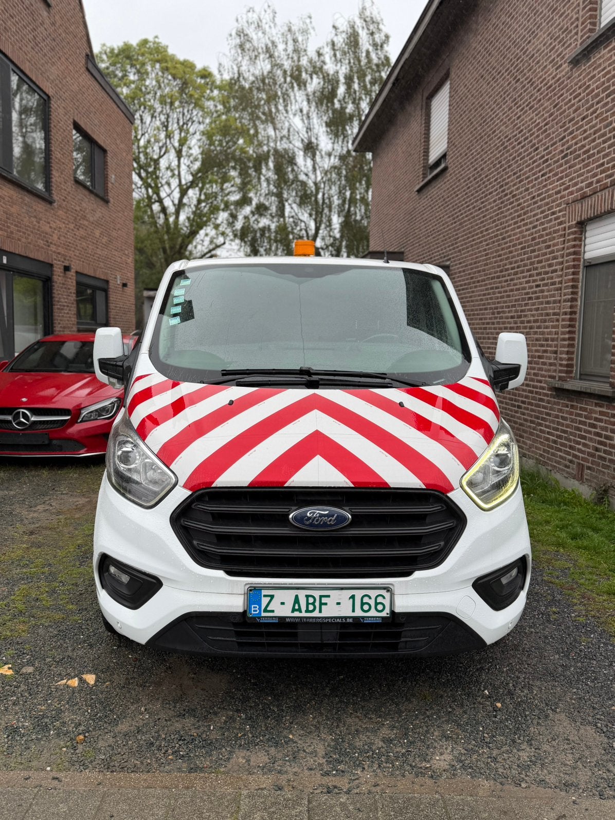 Ford Transit Custom / euro6b / Airco / alu rekken / btw, Voorwielaandrijving, Dealer onderhouden, Stof, Euro 6