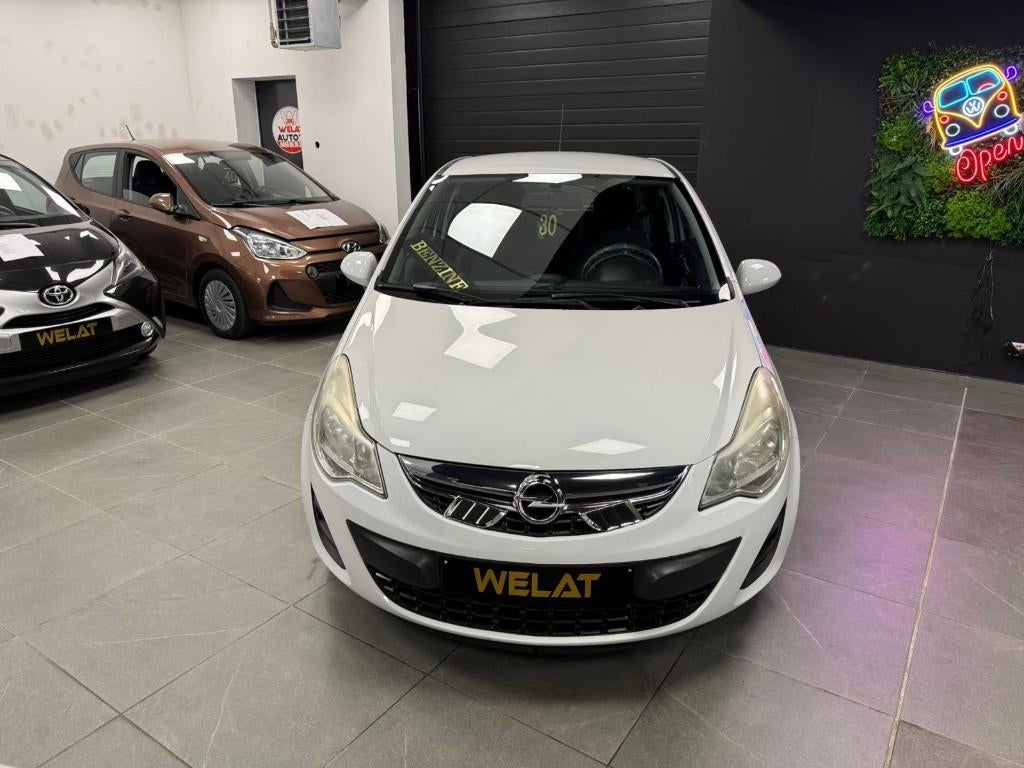 OPEL CORSA 2011 1.2 BENZINE 130.000KM, Auto's, Euro 5, Zwart, Wit, Bedrijf
