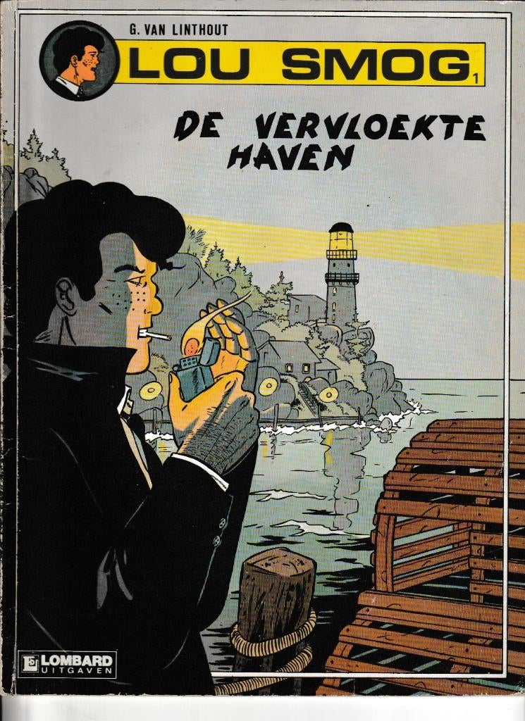 Vijf strips Lou Smog nrs. 1 tot en met 5., Livres, BD, Envoi