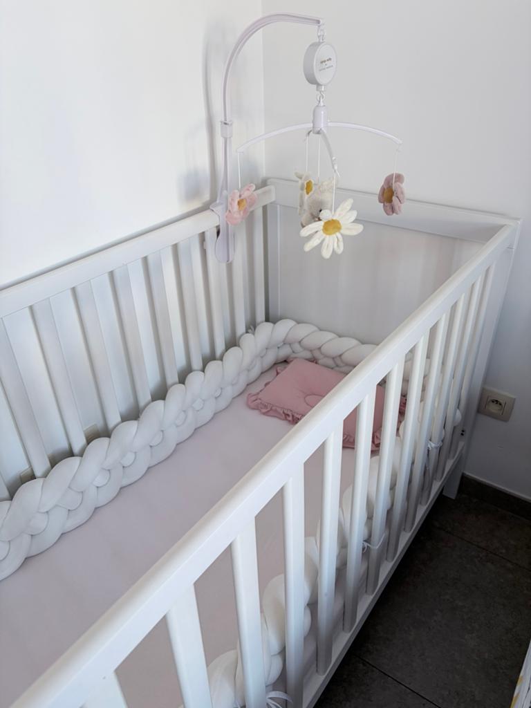 IKEA - lit bebe complet - 60x120cm , white, Enfants & Bébés, Berceaux & Lits, Enlèvement, Comme neuf