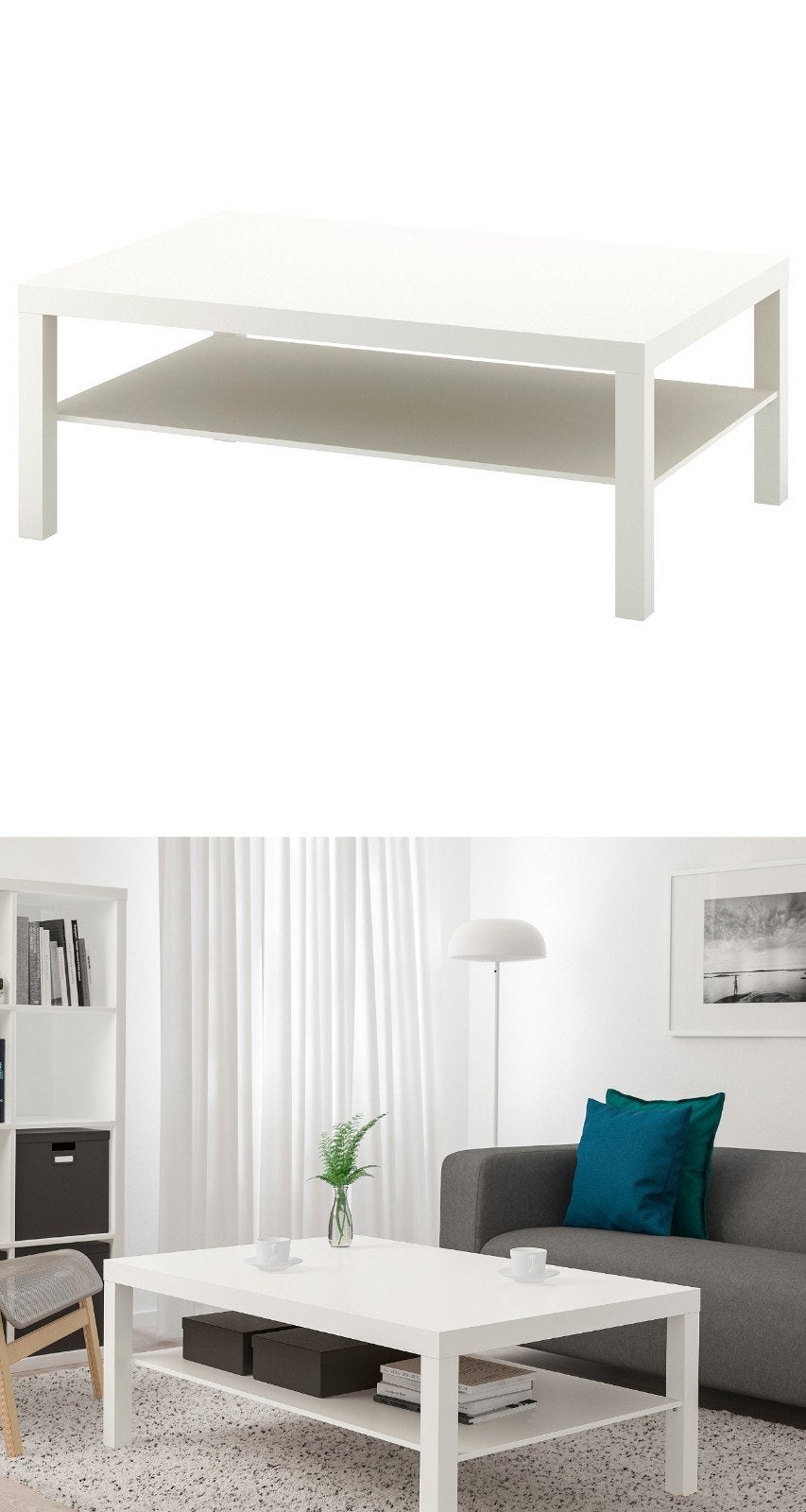 Salontafel wit, Ophalen