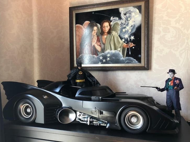 Batman (1989) Batmobile, schaal 1/6. 100 cm., Verzamelen, Ophalen, Zo goed als nieuw, Film, Beeldje, Replica of Model