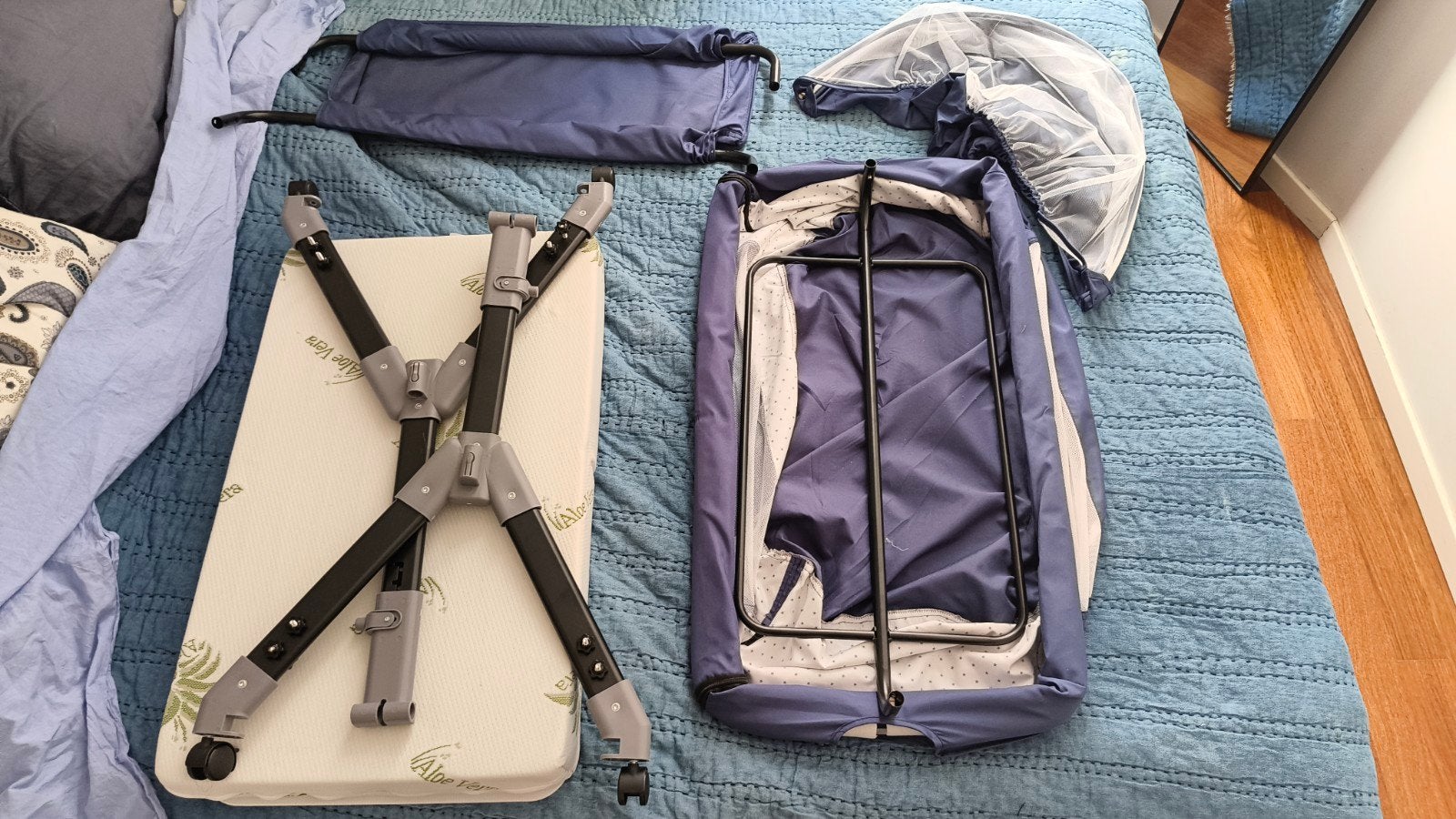 lit cododo avec matelas hypoallergénique, Enlèvement, Utilisé, Lit