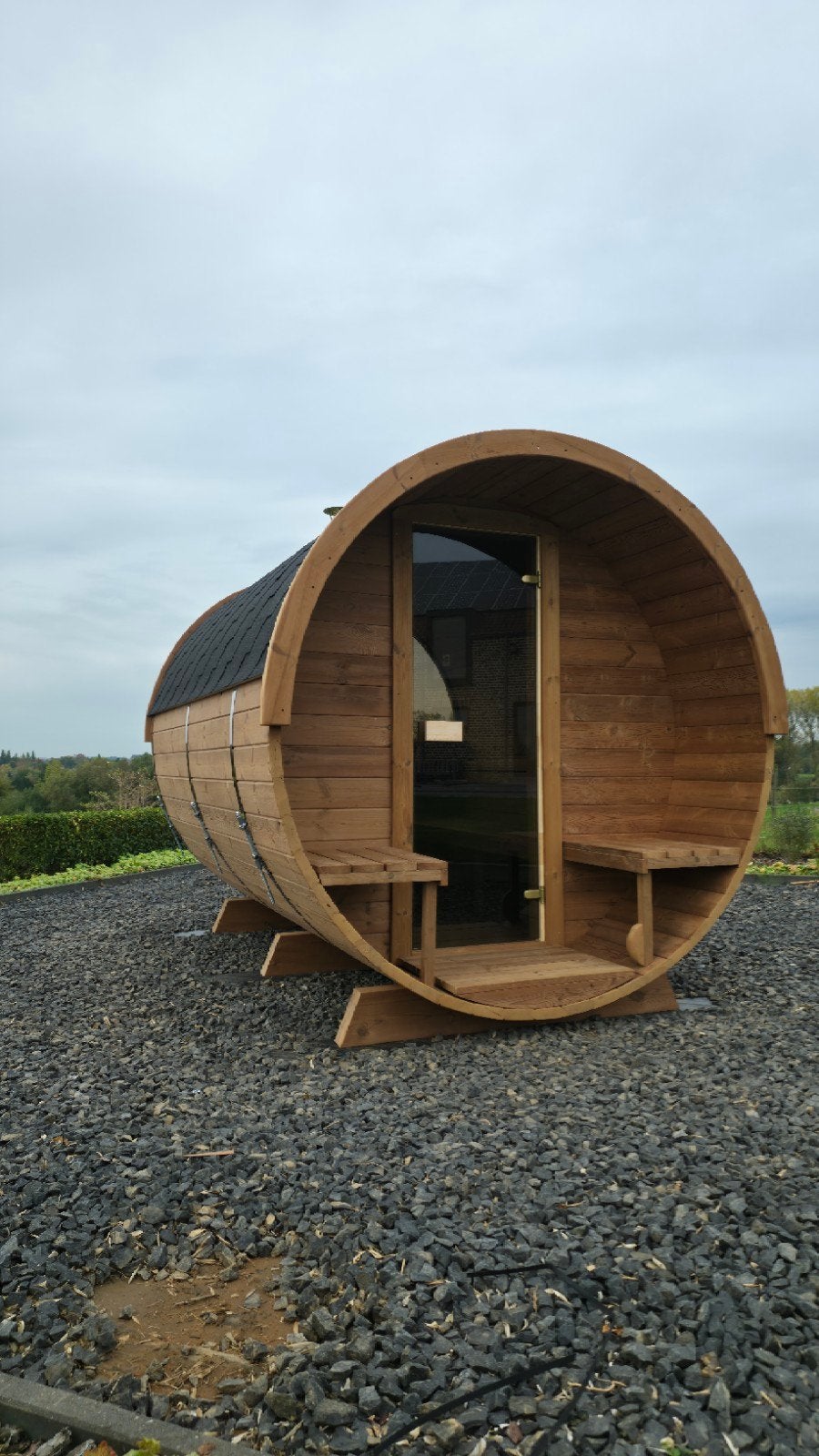Livraison et installation gratuites du sauna 3M Barrel - 10 , Enlèvement ou Envoi