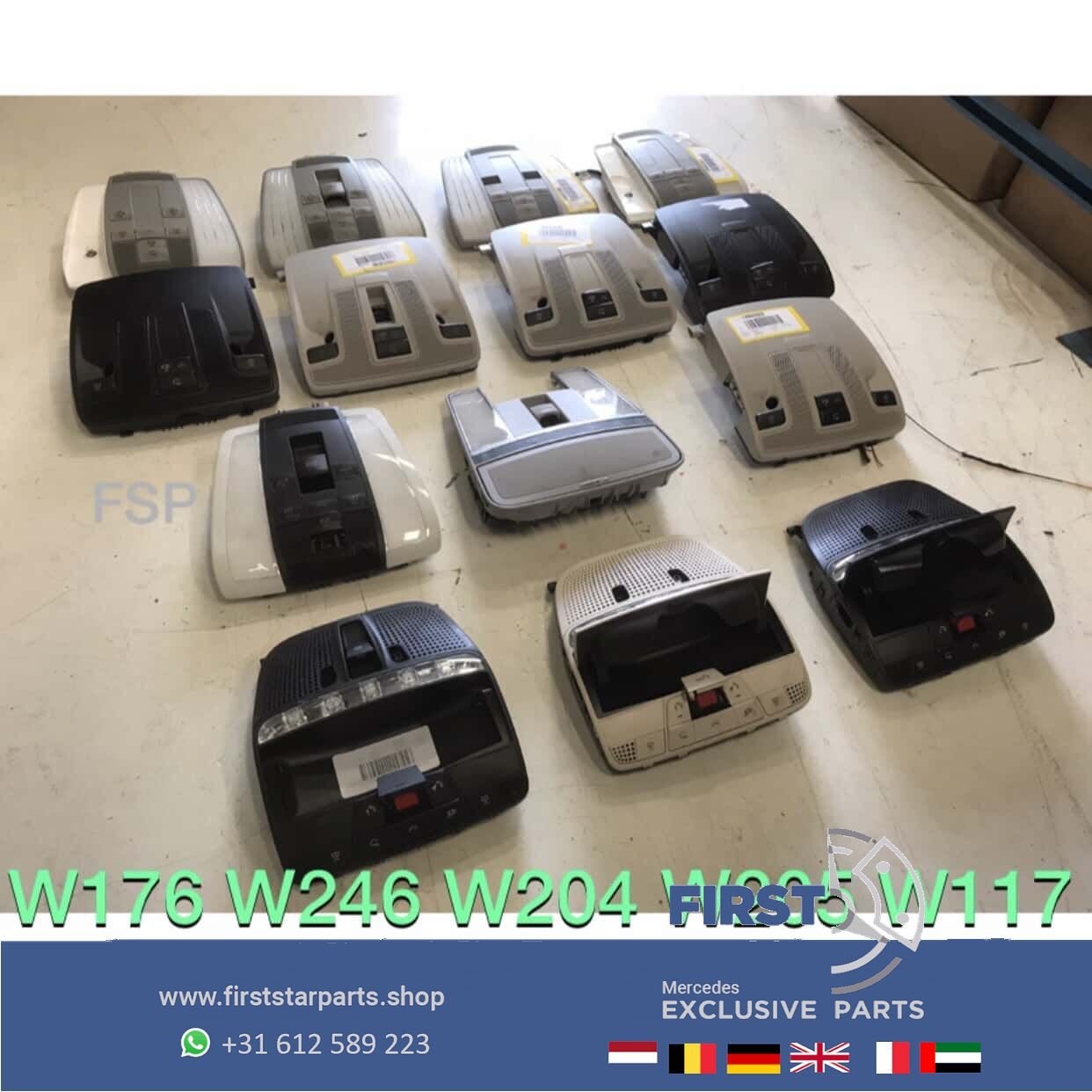 Dak bediening schakelaar Mercedes W176 W117 W246 W156 W204 W, -, Haillon arrière, Utilisé, -