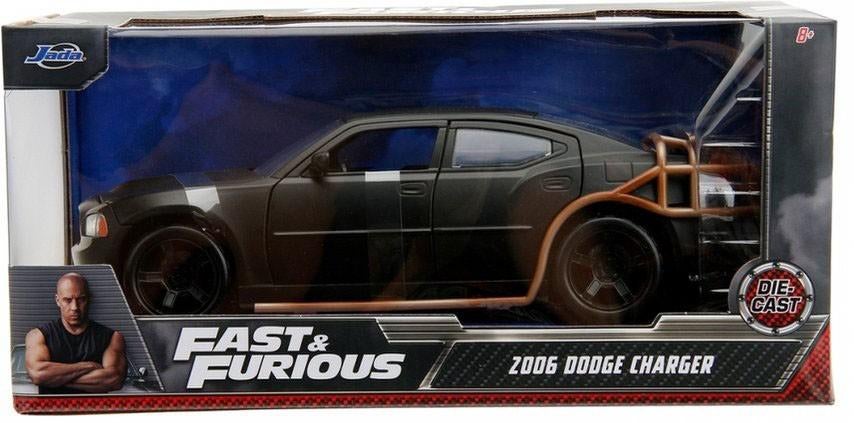 Fast & Furious -  2006 Dodge Charger - Heist Car 1:24, Hobby en Vrije tijd, Modelauto's | 1:24, Customerservice@jadatoys.com, Auto