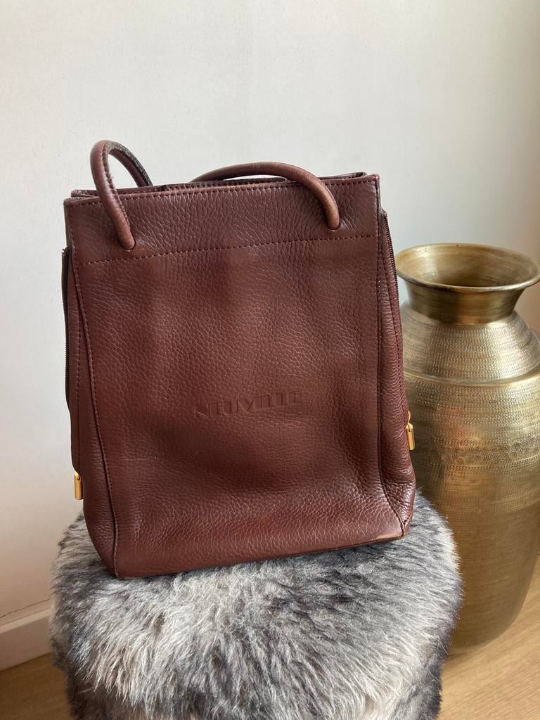 Bruine handtas Neuville, Bijoux, Sacs & Beauté, Sacs | Sacs Femme, Enlèvement ou Envoi, Utilisé, Brun, Sac à main