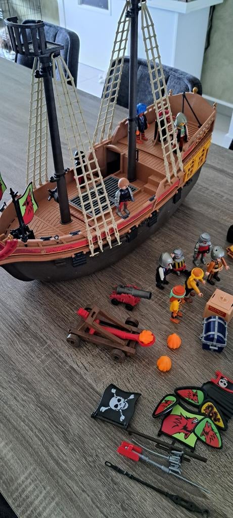 Piratenboot playmobil, Ophalen