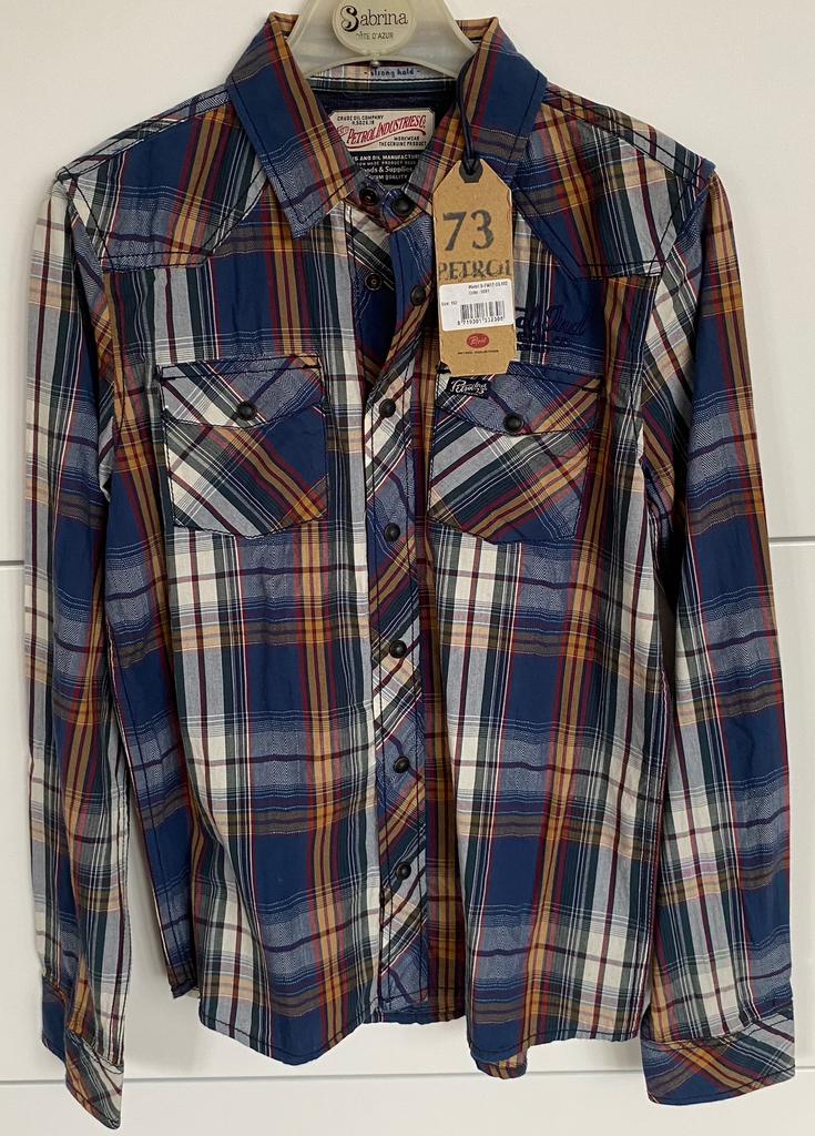 Chemise Neuve , PETROL INDUSTRIES,Navy, 12 ans, Enfants & Bébés, Neuf, Garçon, Enlèvement ou Envoi, Chemise ou À manches longues