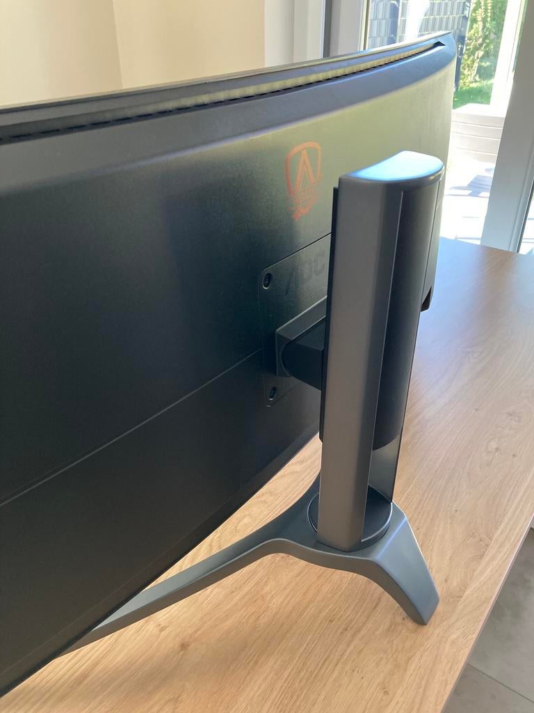 Écran AOC 49 ultra wide gamer télétravail, Informatique & Logiciels, AOC, Comme neuf, Enlèvement, Haut-parleurs intégrés