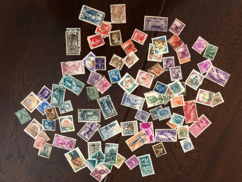 Timbres d'Italie, Enlèvement ou Envoi, Affranchi