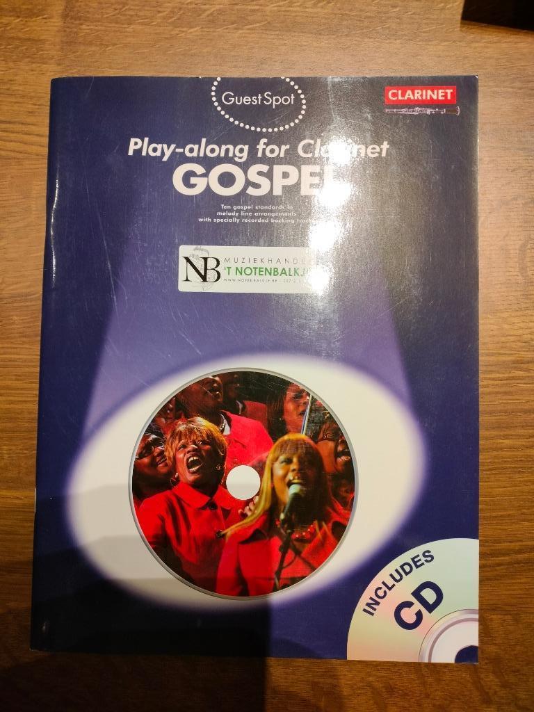 Play-along for clarinet gospel klarinetboek, Musique & Instruments, Partitions, Enlèvement ou Envoi, Neuf, Clarinette