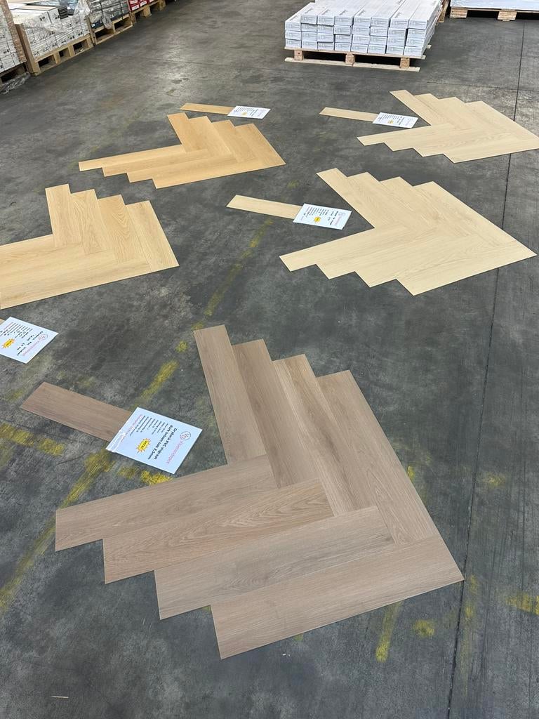 Pvc visgraat loten, Ophalen, Zo goed als nieuw