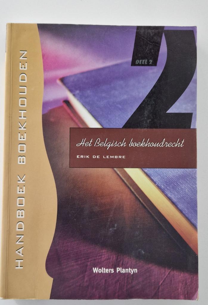 Handboek boekhouden. 2: Het Belgisch boekhoudrecht, Ophalen of Verzenden, Gelezen