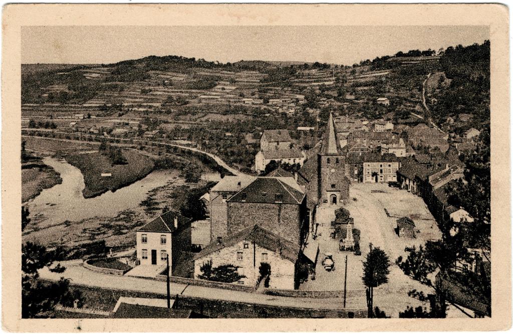 Bohan-sur-Semois La Place, Envoi, 1940 à 1960, Non affranchie, Namur