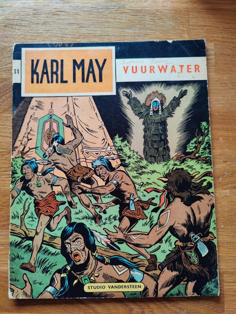 Karl May 11 vuurwater print 2/3/66, Boeken, Gelezen, Eén stripboek, Studio  Vandersteen, Ophalen of Verzenden