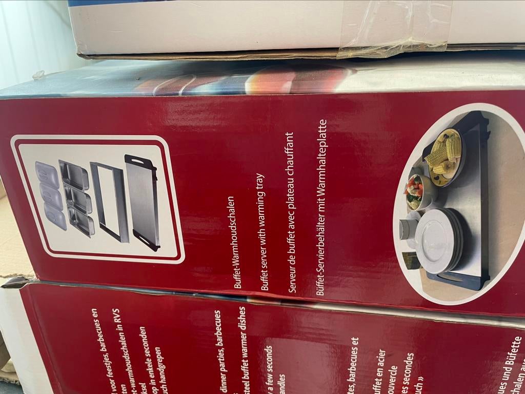 Bain marie en warmhoudschalen., Ophalen, Nieuw in verpakking, Overige typen
