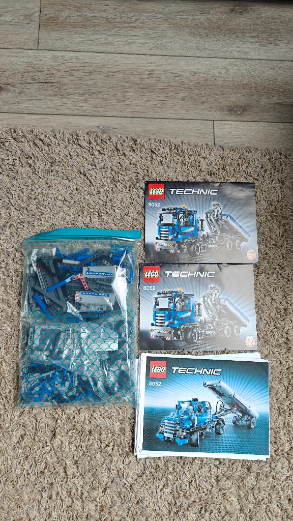 Lego 8052 Container truck, Kinderen en Baby's, Speelgoed | Duplo en Lego, Ophalen, Gebruikt, Complete set, Lego