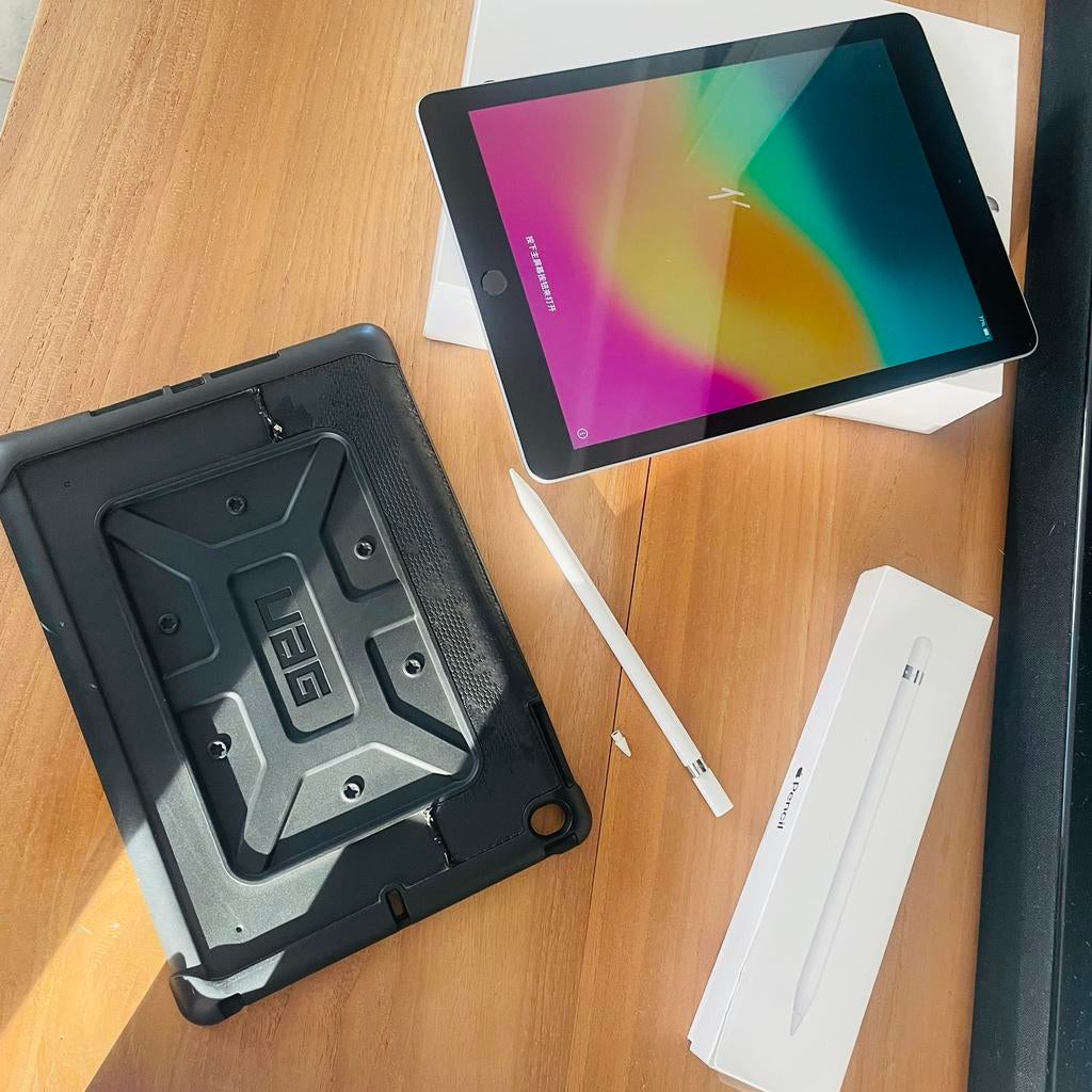 iPad 6e generatie 128GB + originele Apple Pencil (met doos), Computers en Software, Apple iPads, Ophalen of Verzenden, Zo goed als nieuw