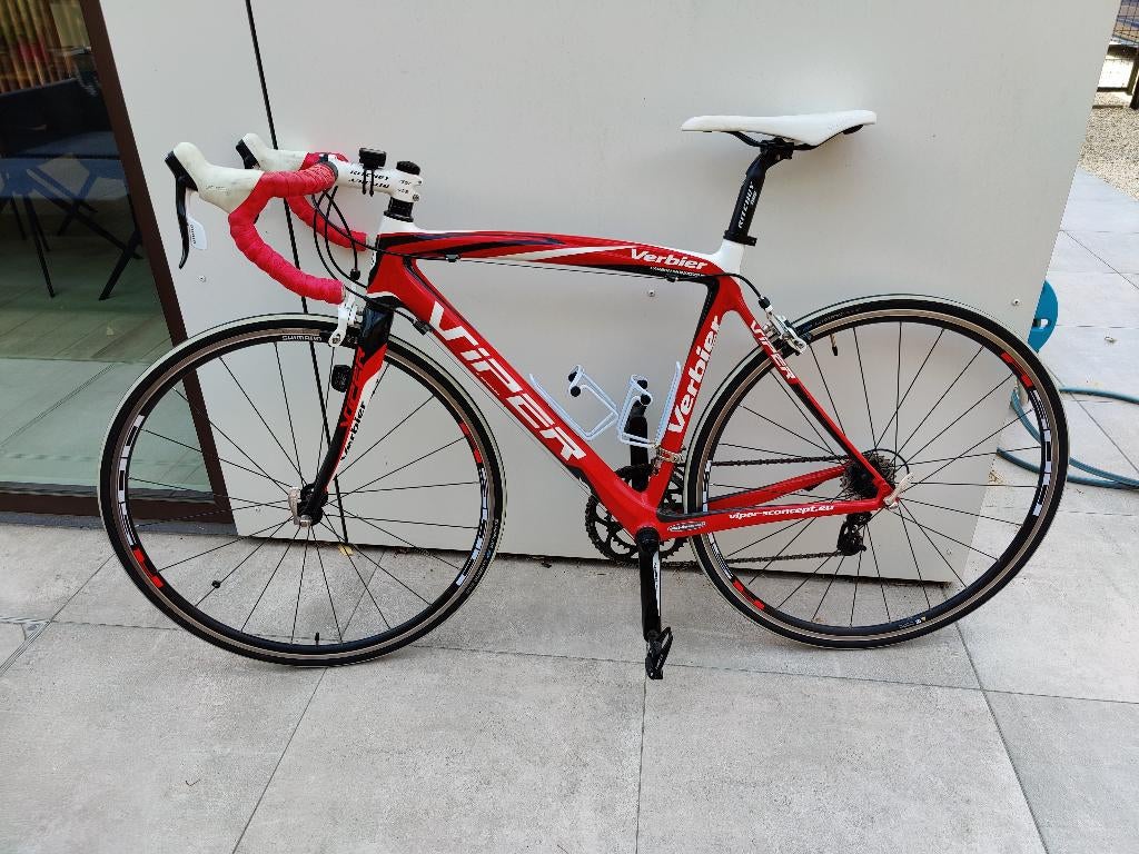 Carbon koersfiets Viper, Fietsen en Brommers, Ophalen, Zo goed als nieuw, Carbon