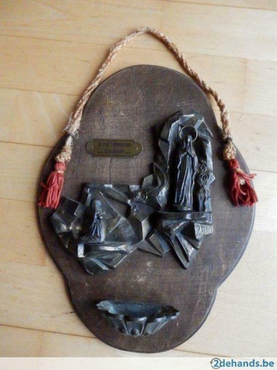 wijwater houder/ bakje, Antiek en Kunst