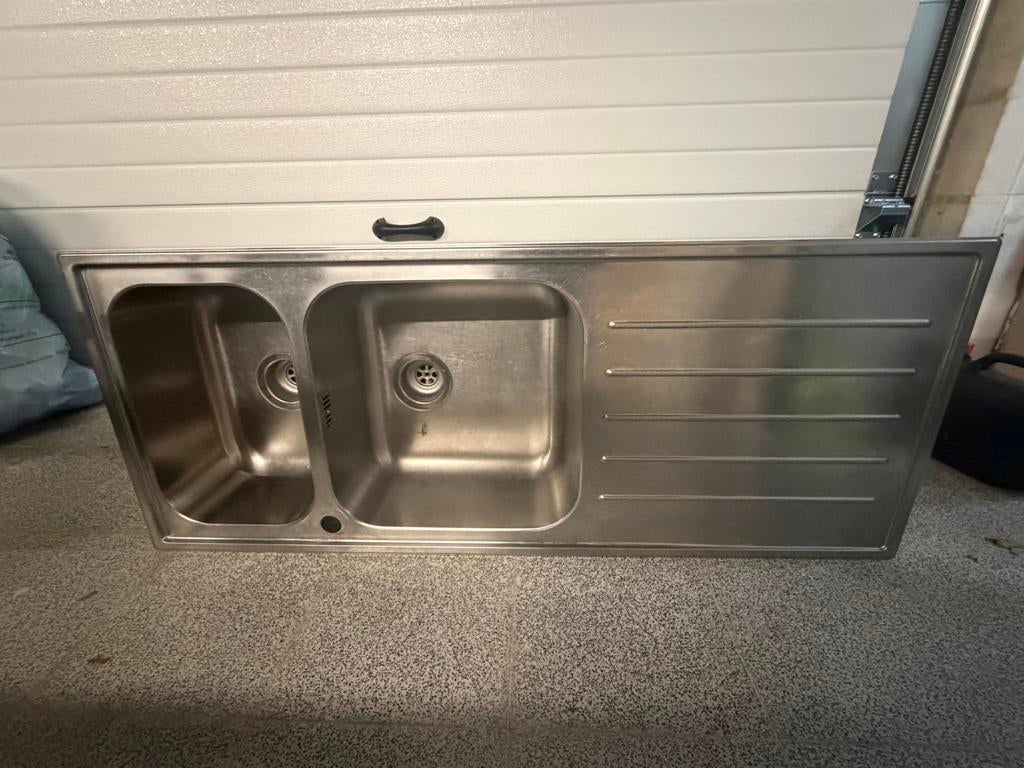 Spoelbak keuken, Huis en Inrichting, Ophalen, Gebruikt, 100 tot 150 cm, 50 tot 100 cm