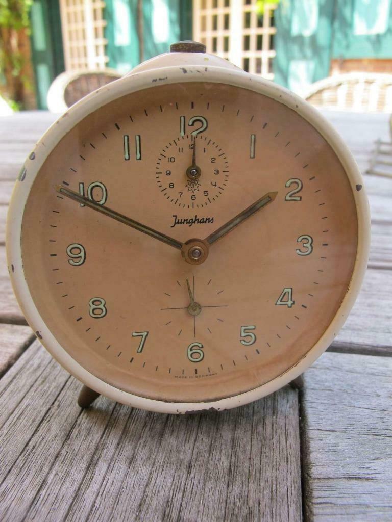 vintage Junghans wekker ca. 1962/1963 mooi, Antiek en Kunst, Ophalen of Verzenden