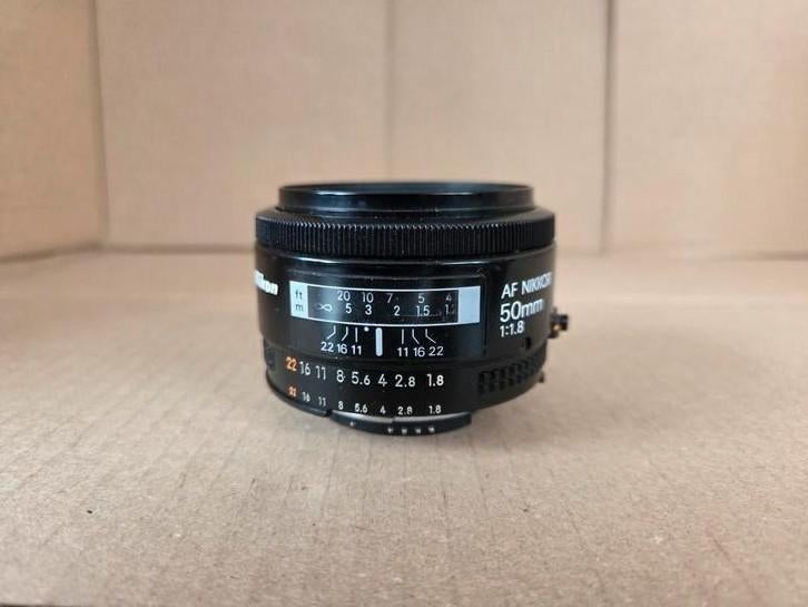 Nikon lens AF Nikkor 50mm 1:1.8, Audio, Tv en Foto, Ophalen of Verzenden, Nikon