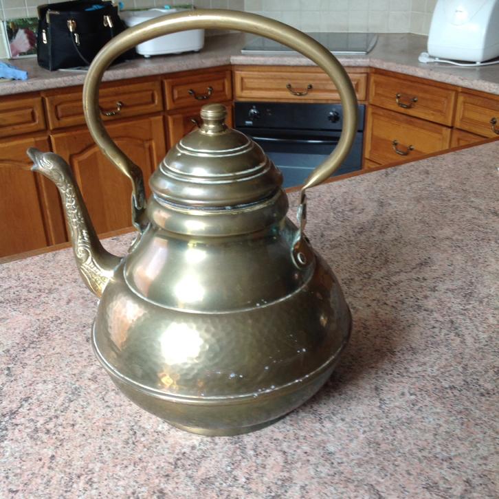 Koperen koffiepot, Antiek en Kunst, Ophalen