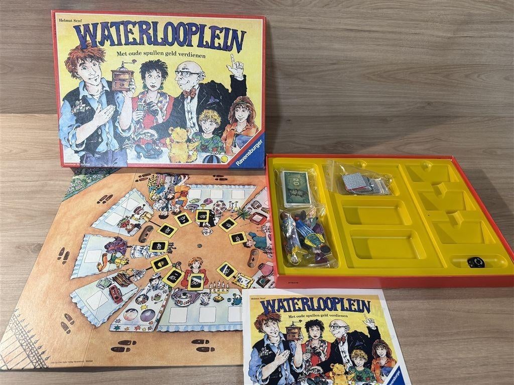 Waterlooplein - met oude spullen geld verdienen - s5901, Hobby & Loisirs créatifs, Jeux de société | Jeux de plateau, Comme neuf