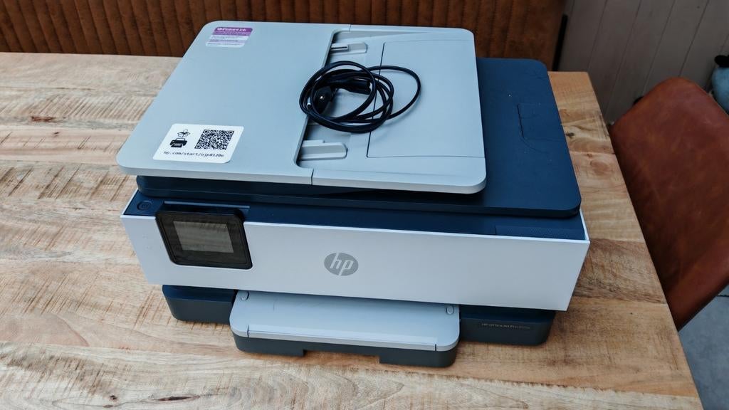 Impression tout en un HP8122e, All-in-one, Fax, Comme neuf, Wi-Fi intégré