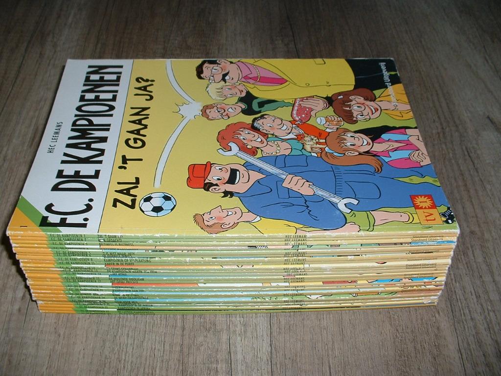 lot fc de kampioenen 23 stuks, Boeken, Meerdere stripboeken, Ophalen of Verzenden, Zo goed als nieuw, Hec Leemans