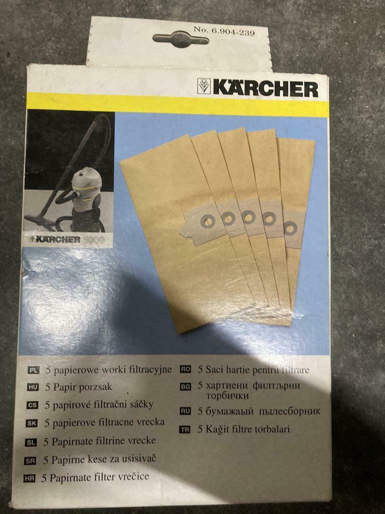 3 Stofzuigerzakken Karcher, Ophalen of Verzenden, Nieuw