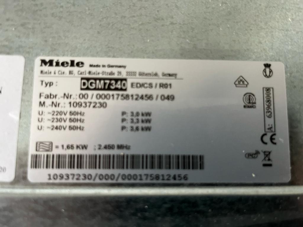 Miele Stoomoven met microgolven Gold DGM 7440 Obsidiaanzwart, Ophalen, Zo goed als nieuw