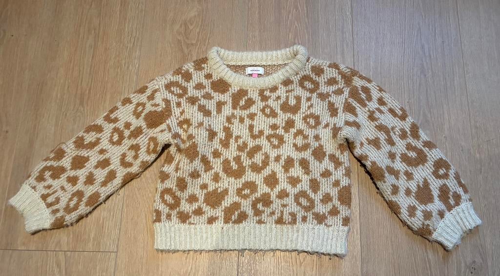 Wintertrui luipaardprint meisje vero moda 122/128, Ophalen, Gebruikt, Meisje, Trui of Vest
