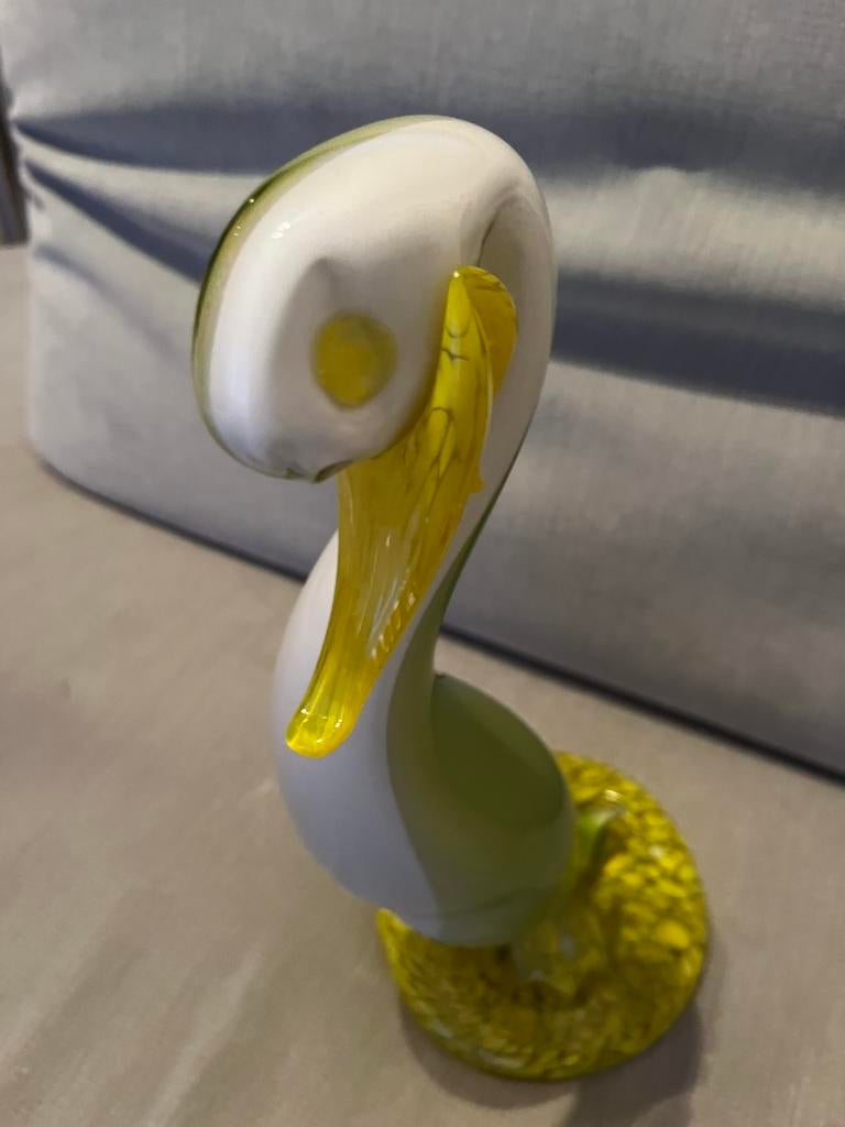 Grand canard en verre de Murano, Enlèvement