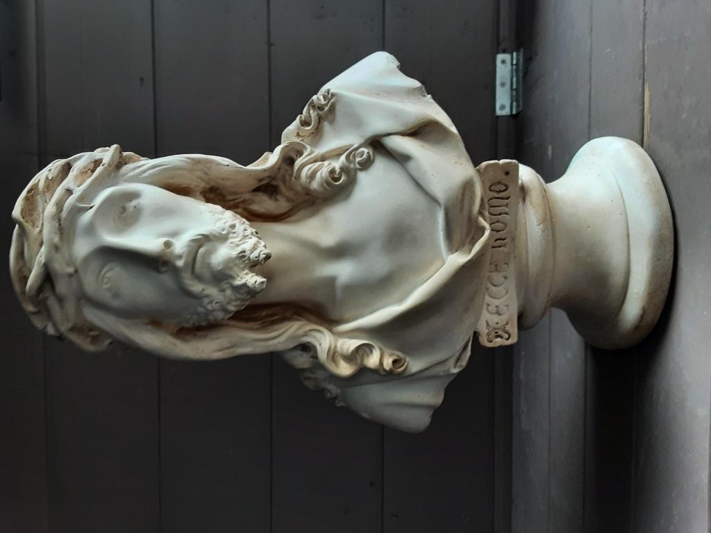 Gipsen christus borstbeeld, Antiek en Kunst, Ophalen of Verzenden