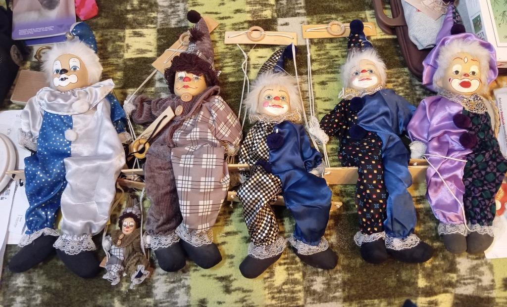 6 marionet poppen, Ophalen of Verzenden, Zo goed als nieuw, Pop