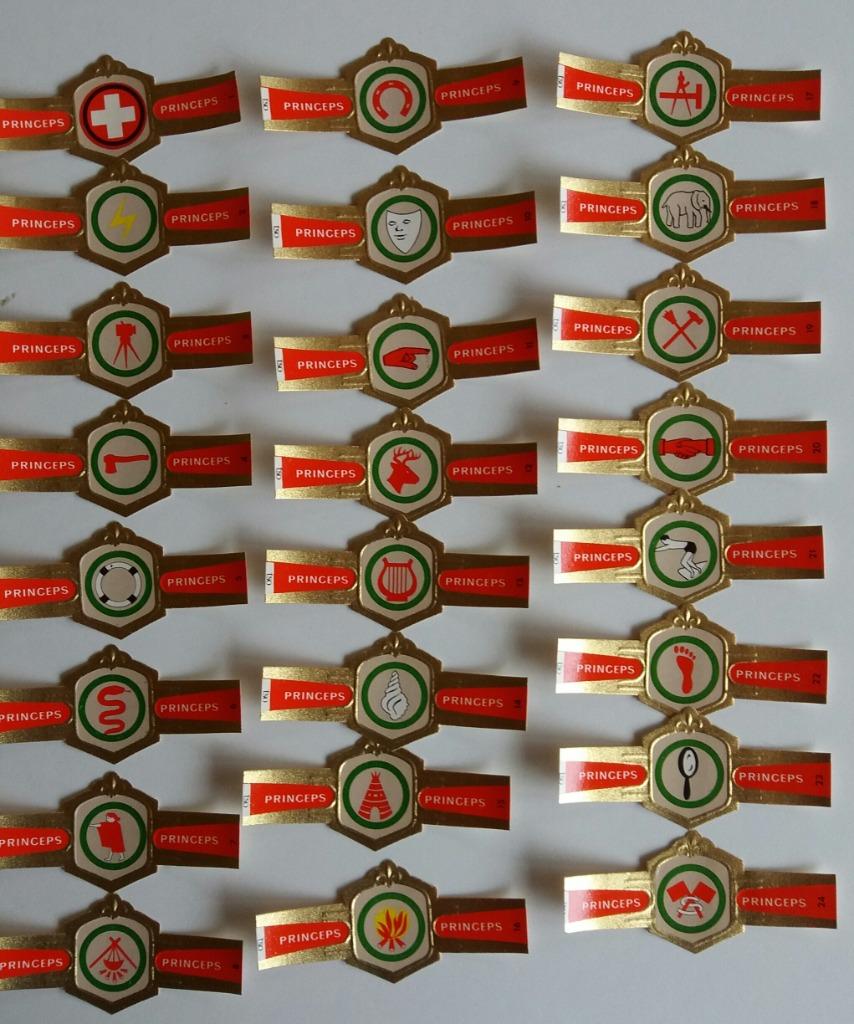 sigarenbanden complete nieuwe serie 'Badges', Ophalen of Verzenden