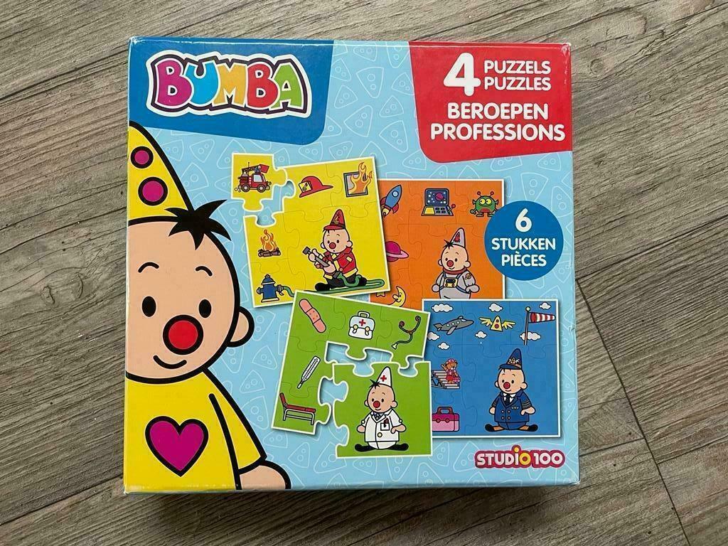 4 puzzels bumba, Ophalen, Minder dan 10 stukjes, Zo goed als nieuw, 2 tot 4 jaar
