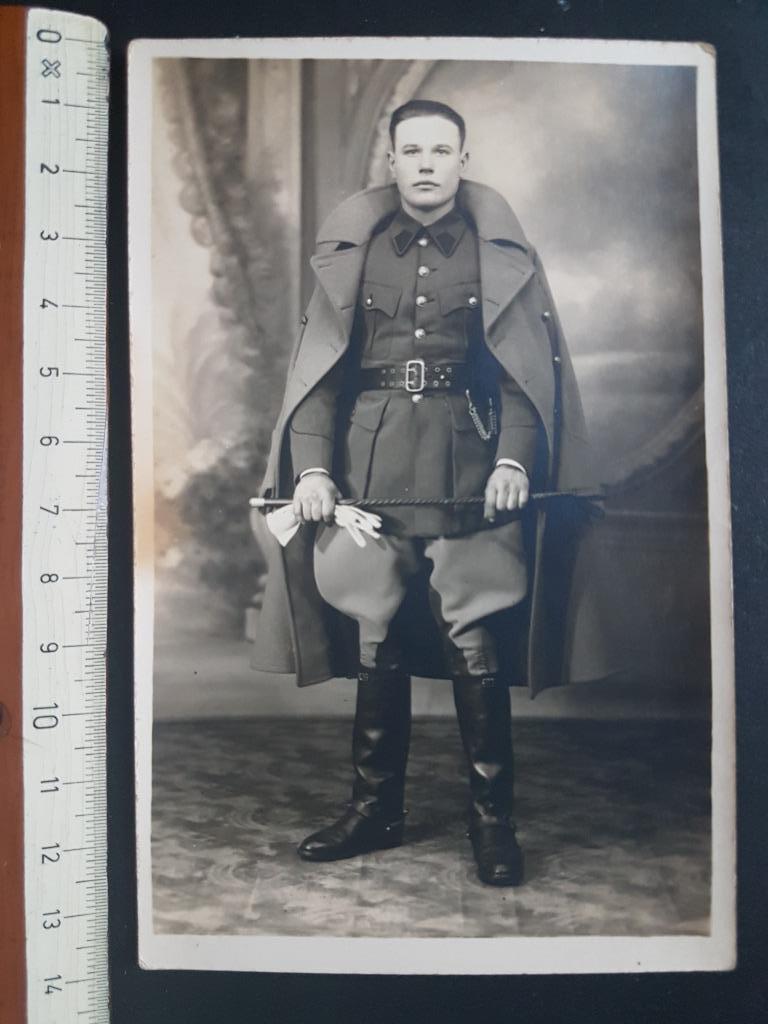 Fotokaart Soldaat Militair Leopoldsburg Bourg-Leopold, Collections, Enlèvement ou Envoi, Armée de terre, Photo ou Poster