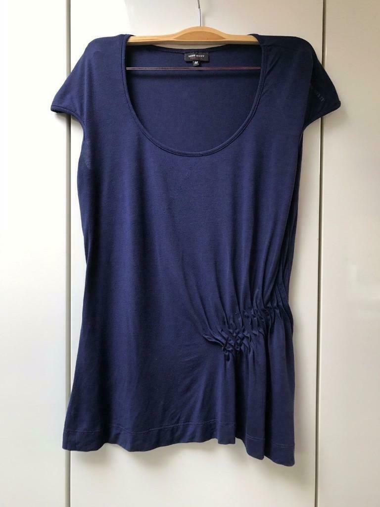 Miss Sixty blauw t-shirt - Maat M, Maat 38/40 (M), Blauw, Miss Sixty, Ophalen of Verzenden