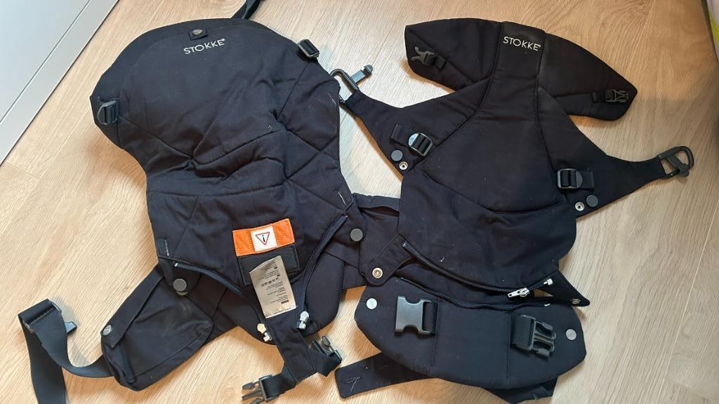 Stokke MyCarrier Draagzak 3-in-1, Kinderen en Baby's, Babydragers en Draagdoeken, Gebruikt, Buik of Rug, Draagzak, Ophalen