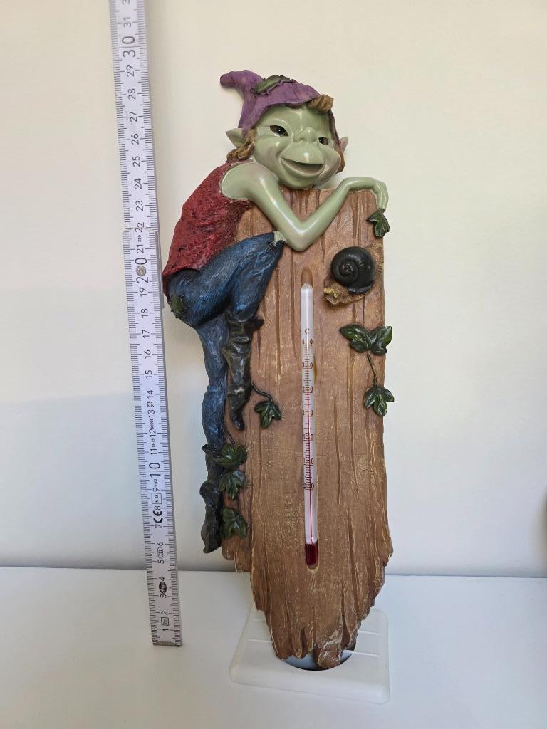 Pixie thermometer 30cm, Verzamelen, Ophalen of Verzenden, Gebruikt, Fantasy