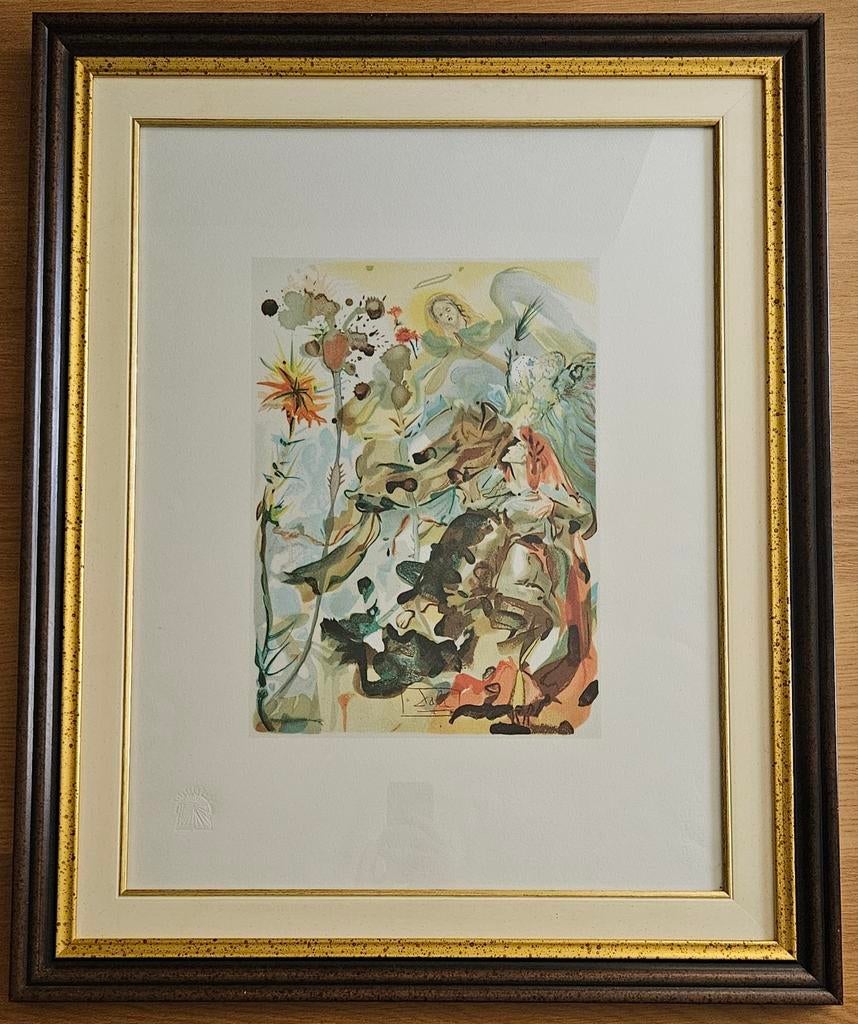 Litho Salvador Dali (1904-1989) - Divine Comedy, Paradise.., Antiek en Kunst, Kunst | Litho's en Zeefdrukken, Ophalen